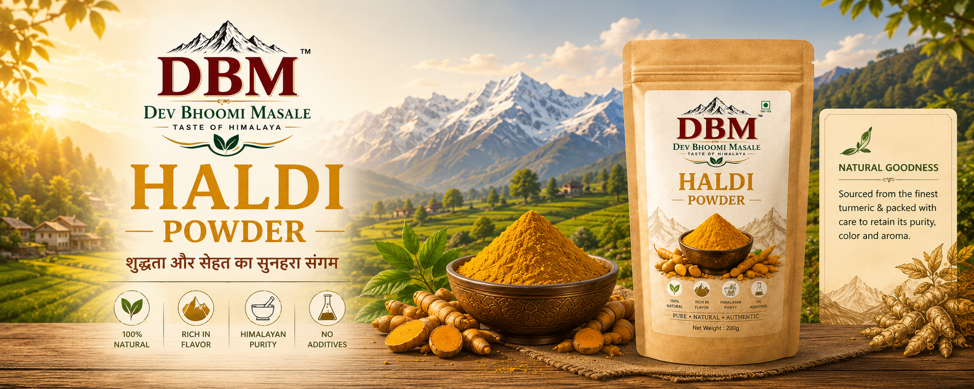 DBM Industries turmeric powder