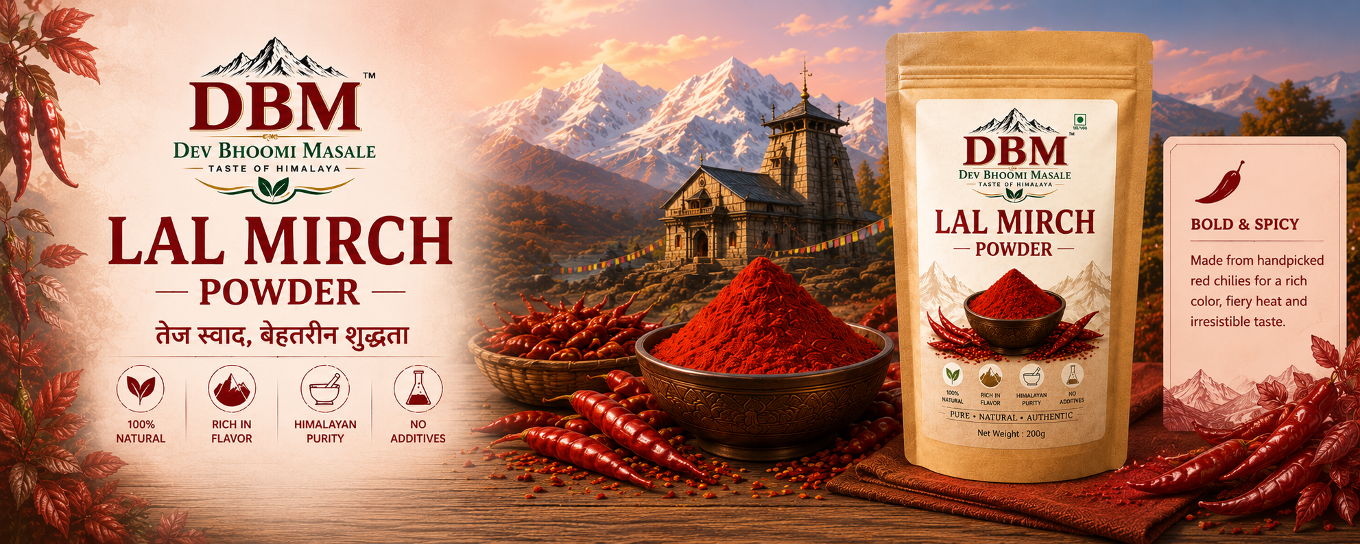 DBM Industries red chilli powder